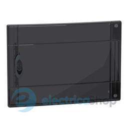 Двері димчасті, 1 ряд, 18 модулів, PrismaSeT XS, SE LVSXDS118