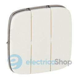 Клавіша 3-а для вимикача Valena Allure Legrand 755039 перлинний