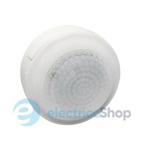 Датчик руху висотний 360°, 1НВ контакт, 10A AC1/230V~, висота виявлення 8м, EER518 Hager, зовнішній монтаж