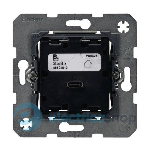 Механізм USB-C PD Power Delivery , 65W, Berker 48604010