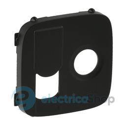 Накладка TV+Rj розетки Valena Allure 754838 антрацит