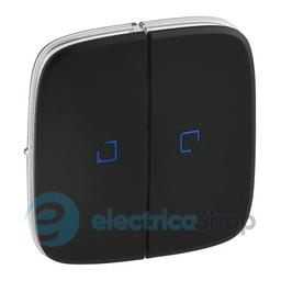 Клавіша з підсв. 2-а для вимикача Valena Allure Legrand 755228 антрацит