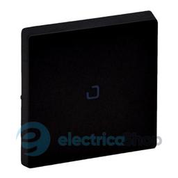 Клавіша з підсв. 1-а для вимикача Valena Life Legrand 756102 чорний матовий