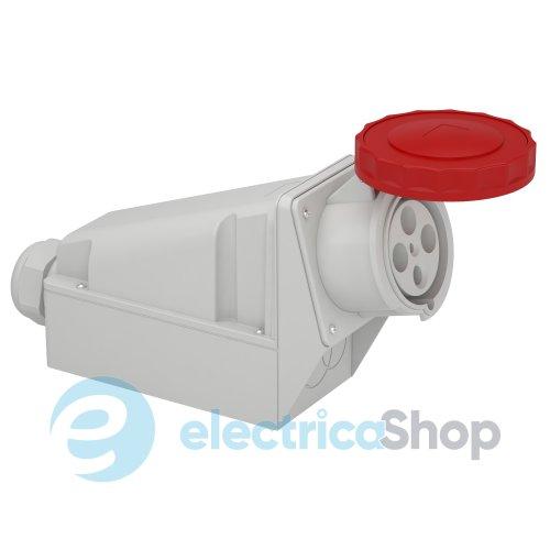 Розетка настінна в корпусі 125А 3P+E, 6г, 415V/AC IP67, SE Kaedra Box 81194