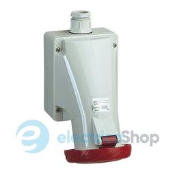 Розетка настінна 32A 3P+N+E, 6г, 380-440V/AC IP67, з'єднання гвинтами, SE Kaedra Box 81199