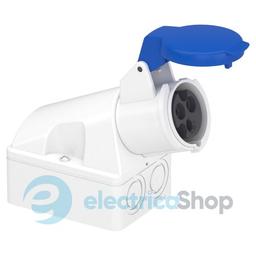 Промислова розетка PratiKa 16 A, 2P+E, 6г, 200-250V/AC IP44, SE Kaedra Box 83104