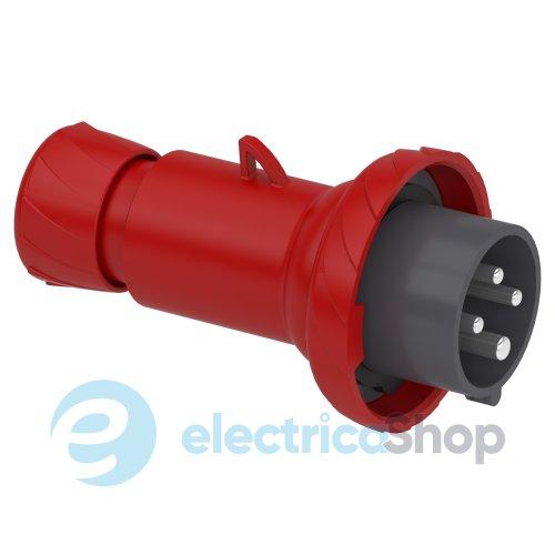 Вилка кабельна пряма 16A 3P+E, 6г, 380-415V/AC IP67, SE PratiKa PKE16M734