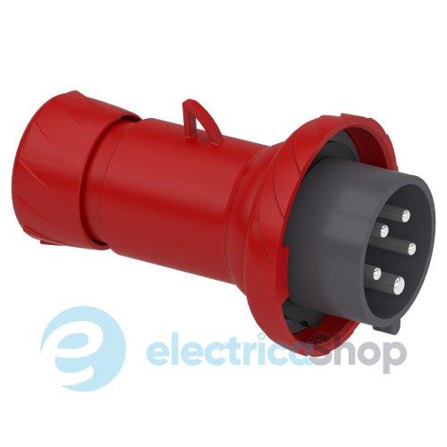 Вилка кабельна пряма 16A 3P+N+E, 6г, 380-415V/AC IP67, SE PratiKa PKE16M735