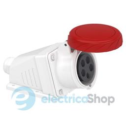 Розетка настінна 16А 3P+N+E, 6г, 380V/AC IP67, з'єднання гвинтами, SE Kaedra Box PKF16W735