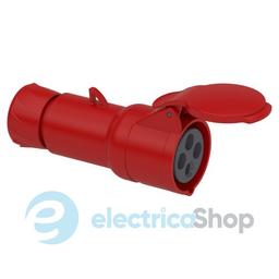 Розетка кабельна 16А 3P+E, 6г, 380V/AC IP44, швидке підключення, SE Kaedra Box PKY16M434