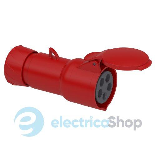 Розетка кабельна 16А 3P+N+E, 6г, 380V/AC IP44, швидке підключення, SE Kaedra Box PKY16M435