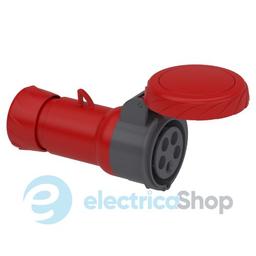 Розетка кабельна пряма 16A 3P+N+E, 6г, 380-415V/AC IP67, SE PratiKa PKF16M735