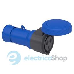Розетка кабельна пряма 32A 2P+E, 6г, 200-250V/AC IP67, SE PratiKa PKF32M723