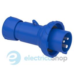 Вилка кабельна 16А 2P+E, 6г, 250V/AC IP67, швидке підключення, SE Kaedra Box PKX16M723