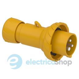 Вилка кабельна 16A 2P+E, 6г, 100-130V/AC IP67, швидке підключення, SE Kaedra Box PKX16M713
