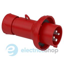 Вилка кабельна 32A 3P+E, 6г, 380V/AC IP67, швидке підключення, SE Kaedra Box PKX32M734
