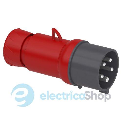 Вилка кабельна пряма 32A 3P+N+E, 6г, 380-415V/AC IP44, SE PratiKa PKE32M435