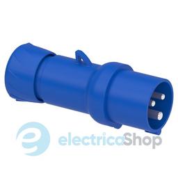 Вилка кабельна 16А 3P+E, 6г, 250V/AC IP44, з'єднання гвинтами, SE Kaedra Box PKX16M423