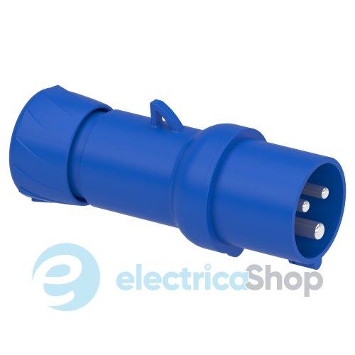 Вилка кабельна 16А 3P+E, 6г, 250V/AC IP44, з'єднання гвинтами, SE Kaedra Box PKX16M423