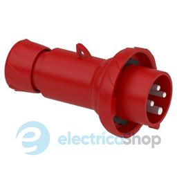 Вилка кабельна 16А 3P+E, 6г, 380V/AC IP67, швидке підключення, SE Kaedra Box PKX16M734