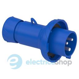 Вилка кабельна 32A 2P+E, 6г, 250V/AC IP67, швидке підключення, SE Kaedra Box PKX32M723