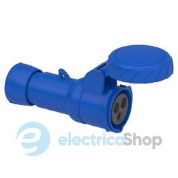 Розетка кабельна 16А 2P+E, 6г, 250V/AC IP67, швидке підключення, SE Kaedra Box PKY16M723