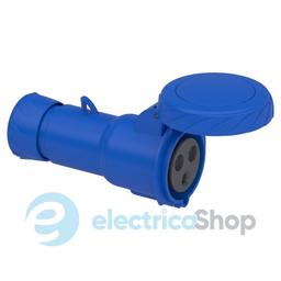 Розетка кабельна 32А 2P+E, 6г, 250V/AC IP67, швидке підключення, SE Kaedra Box PKY32M723
