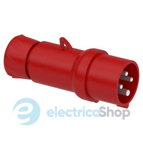 Розетка кабельна 16А 3P+E, 6г, 380V/AC IP44, з'єднання гвинтами, SE Kaedra Box PKX16M434