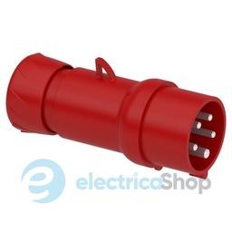 Розетка кабельна 16А 3P+N+E, 6г, 380V/AC IP44, з'єднання гвинтами, SE Kaedra Box PKX16M435