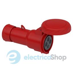Розетка кабельна 32А 3P+E, 6г, 380V/AC IP67, швидке підключення, SE Kaedra Box PKY32M734