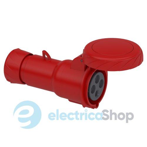 Розетка кабельна 32А 3P+E, 6г, 380V/AC IP67, швидке підключення, SE Kaedra Box PKY32M734