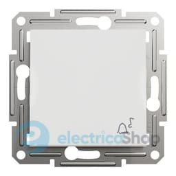 Вимикач кнопковий 1-кл. для серії Asfora Schneider Electric EPH0870121 білий глянець