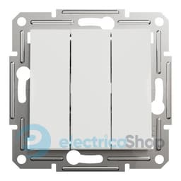 Вимикач 3-кл. для серії Asfora Schneider Electric EPH2170121 білий глянець