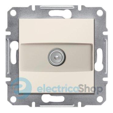 Розетка TV кінцева (1 дБ) Asfora Schneider Electric EPH3270123 крем (без рамки)