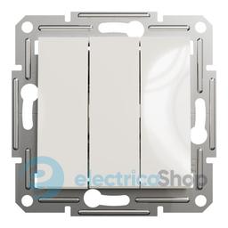 Вимикач 3-кл. для серії Asfora Schneider Electric EPH2170123 крем