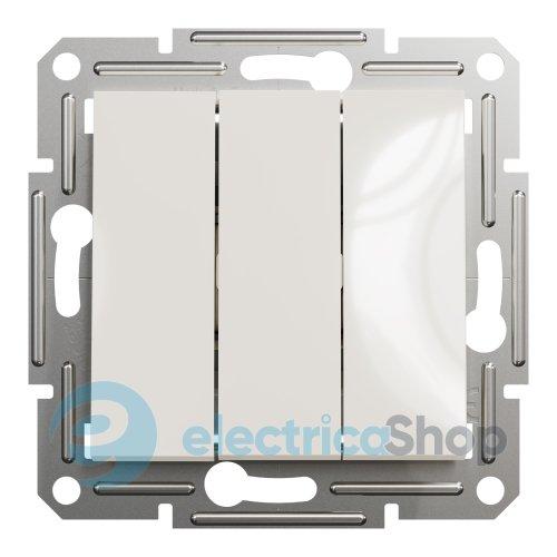 Вимикач 3-кл. для серії Asfora Schneider Electric EPH2170123 крем
