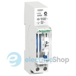 Таймер електромеханічний DIN 1НВ 16А 230V/AC 7днів/24год, запас ходу Acti9 IHH ARM Schneider Electric 15331
