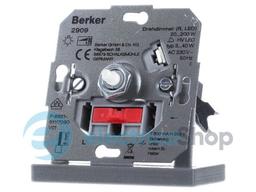 Димер поворотний, ЛН/ВВГЛ 20-200Вт, LED 3-40Вт, 230В Berker 2909