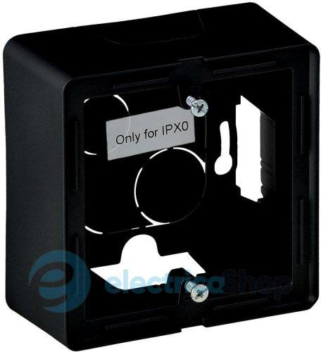 Коробка накладного монтажу 1п. 754066 Legrand Valena Life Black колір чорний матовий