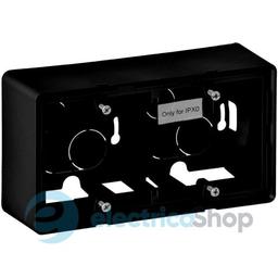 Коробка накладного монтажу 2п. 754067 Legrand Valena Life Black колір чорний матовий