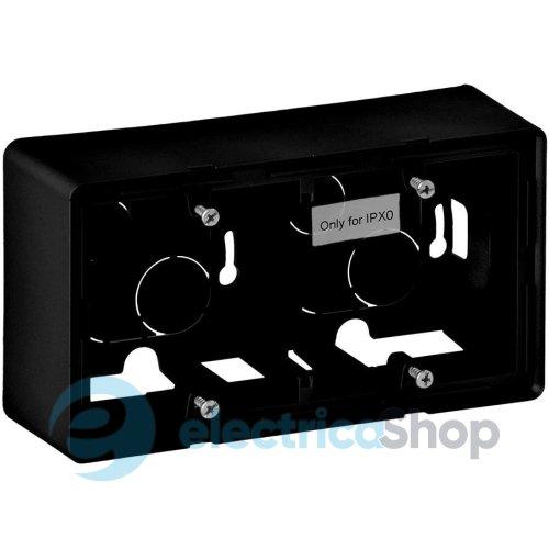 Коробка накладного монтажу 2п. 754067 Legrand Valena Life Black колір чорний матовий