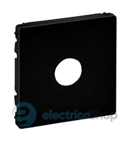Лицьова панель розетки Tv 756762 Legrand Valena Life Black колір чорний матовий