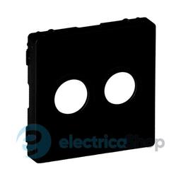 Лицьова панель розетки Tv-Sat 756822 Legrand Valena Life Black колір чорний матовий