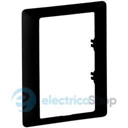 Рамка для розетки 2х2К+3 754261 Legrand Valena Life Black колір чорний матовий