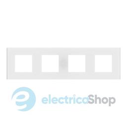 Рамка 4-постова Unica Deco Material NU600879, матовий білий
