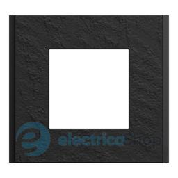 Рамка 1-постова Unica Deco Material NU600277, камінь