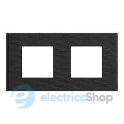 Рамка 2-постова Unica Deco Material NU600477, камінь