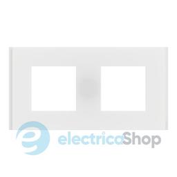 Рамка 2-постова Unica Deco Material NU600479, матовий білий