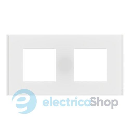 Рамка 2-постова Unica Deco Material NU600479, матовий білий