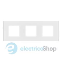 Рамка 3-постова Unica Deco Material NU600679, матовий білий